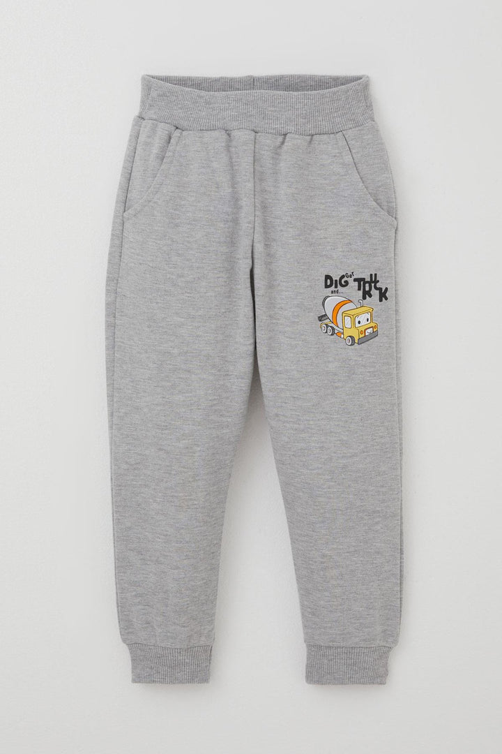 BRE Breeze Erkek Çocuk Eşofman Takımı Küçük Operatör Çalışkan İş Makineleri 1-4 Yaş, Mint Yeşili - Rustavi