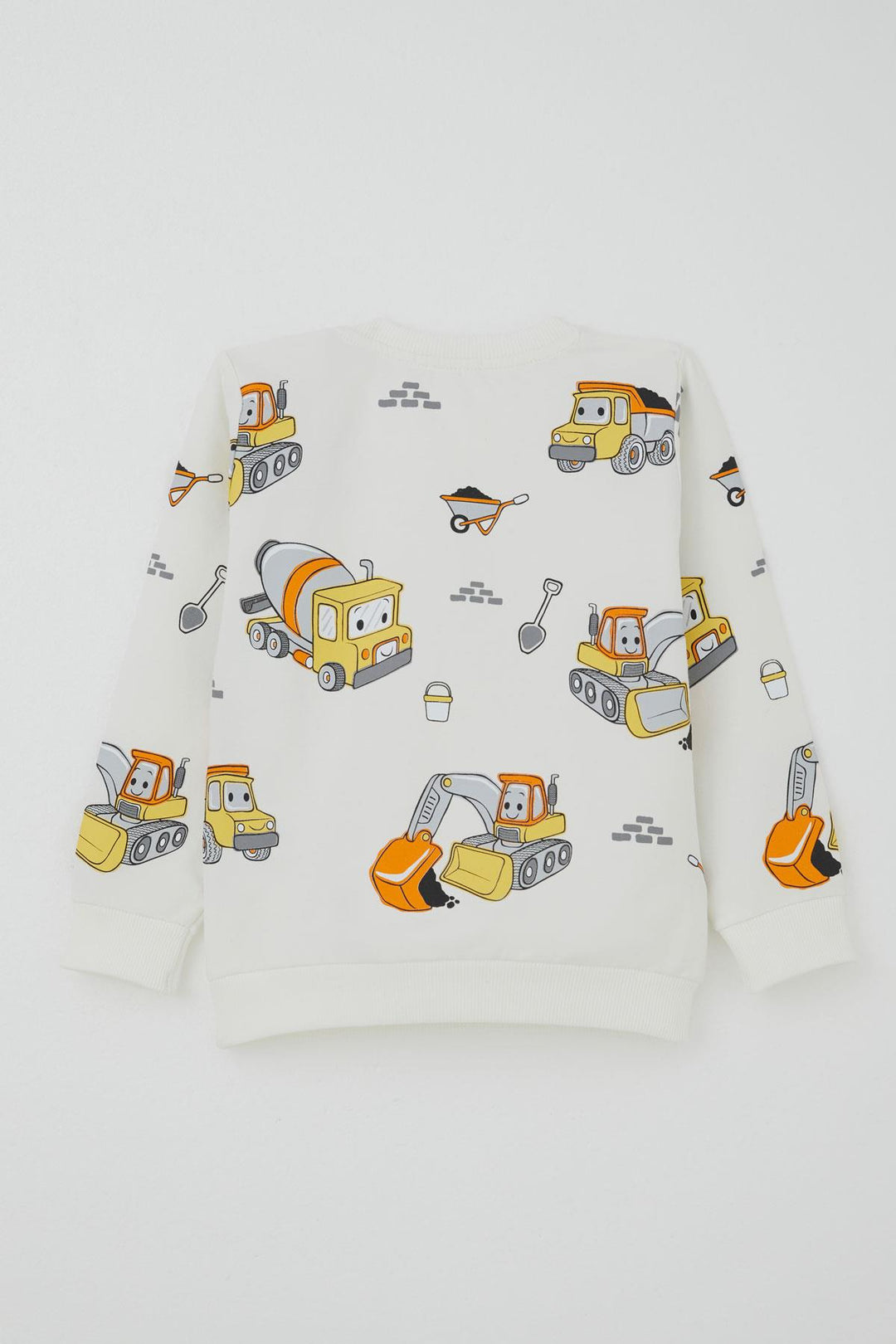 BRE Breeze Erkek Çocuk Eşofman Takımı Küçük Operatör Çalışkan İş Makineleri 1-4 Yaş, Ekru - Camberley