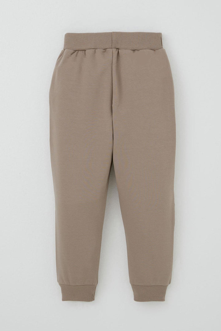 BRE Breeze Boys' Tracksuit Little Operator Hardworking Construction Machinery 1-4 Years, Beige - Acerra