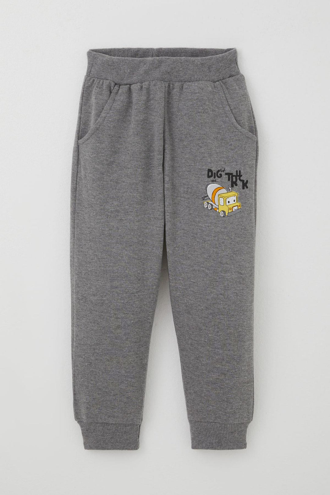 BRE Breeze Boys' Tracksuit Little Operator Hardworking Construction Machinery 1-4 Years, Aqua Green - Abilene