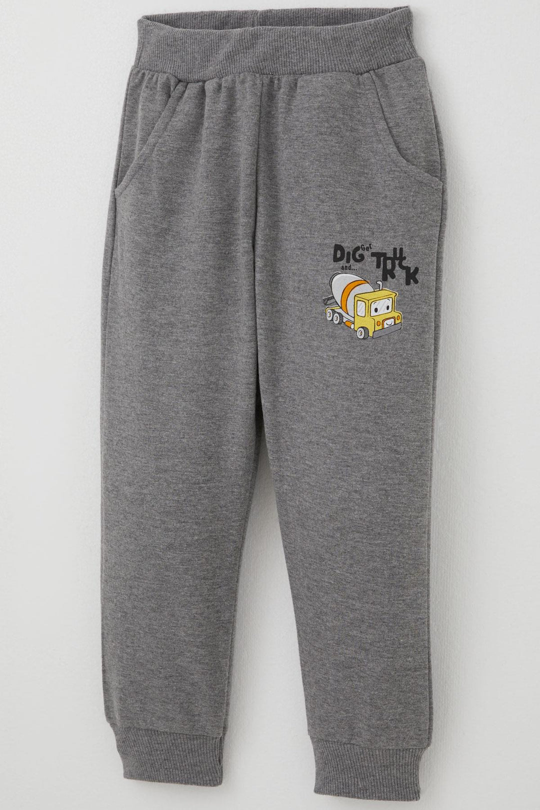 BRE Breeze Boys' Tracksuit Little Operator Hardworking Construction Machinery 1-4 Years, Aqua Green - Abilene