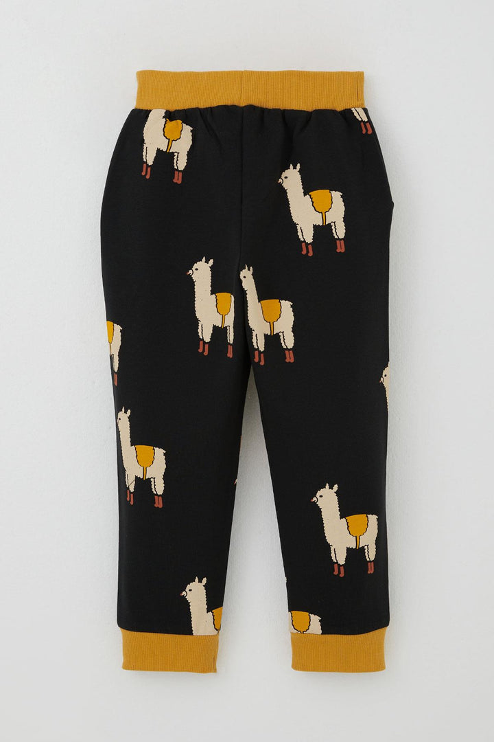 BRE Breeze Erkek Çocuk Eşofman Takımı Lama Figürlü 1.5-5 Yaş, Siyah - Chaniá