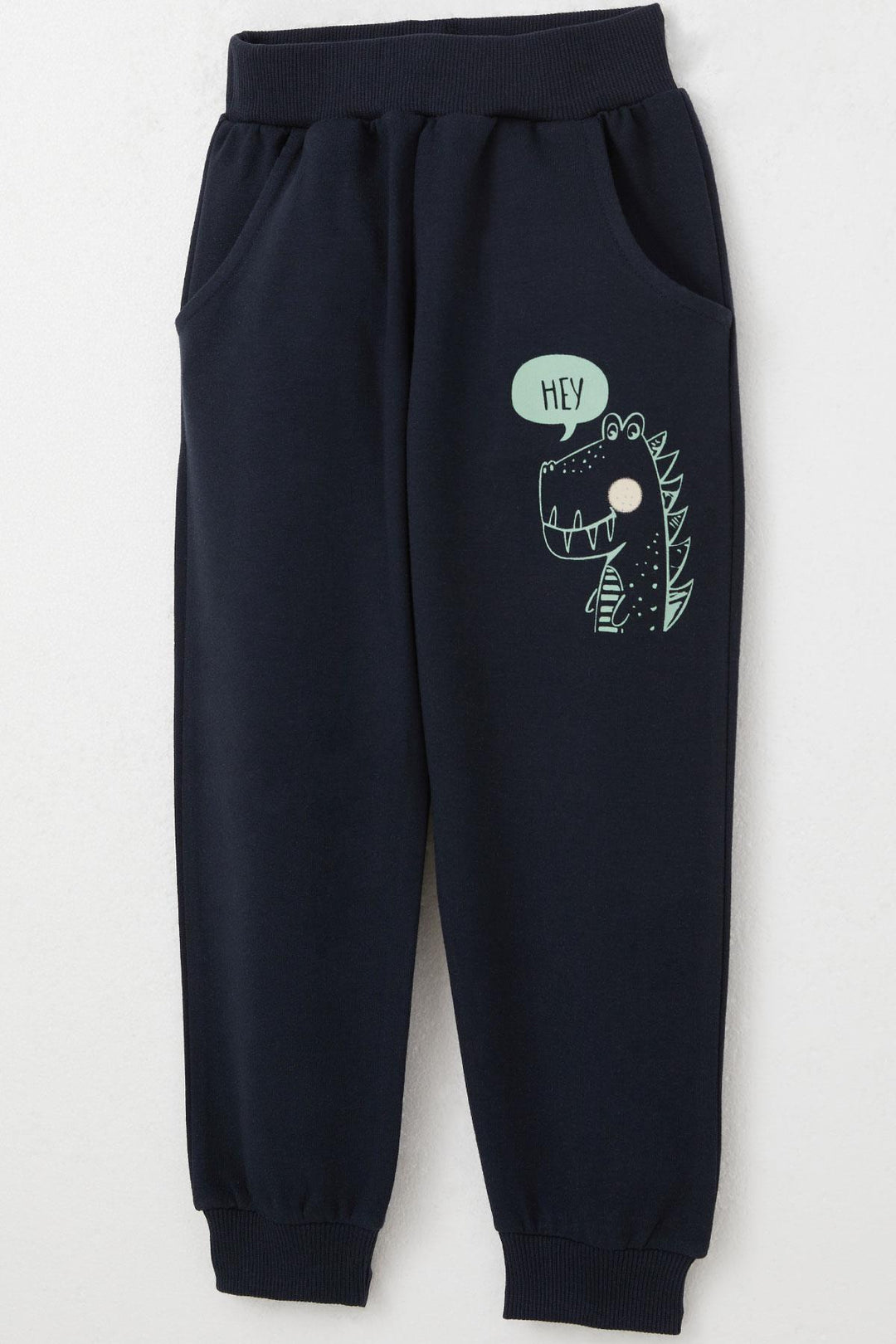 BRE Breeze Boys' Tracksuit Cute Dinosaur Patterned 1.5-5 Years, Aqua Green - Torremolinos