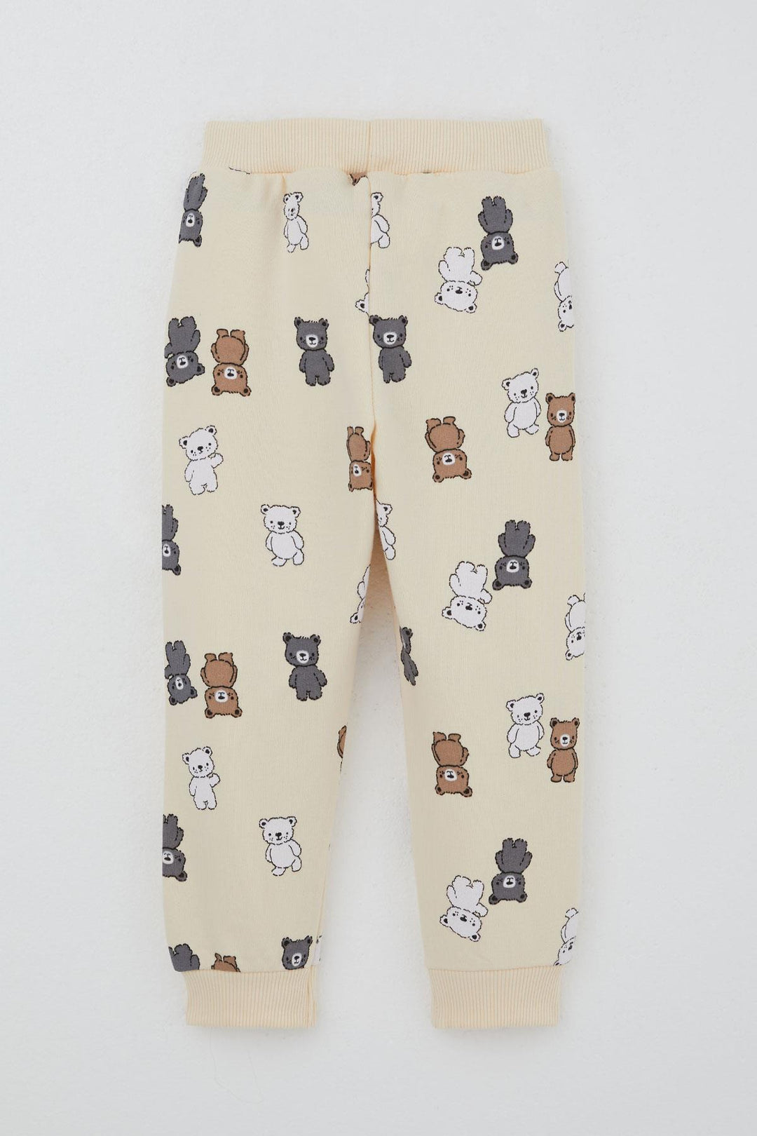 BRE Breeze Boys' Tracksuit with Cute Bear Pattern, 1-4 Years, Cream - St. Paul