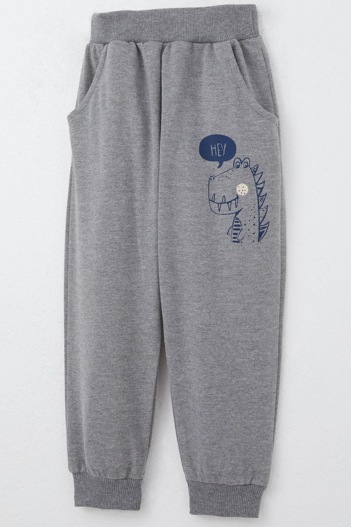 BRE Breeze Boys' Sweat Suit Cute Dinosaur Patterned 1.5-5 Years, Mint Green - Bad Oeynhausen