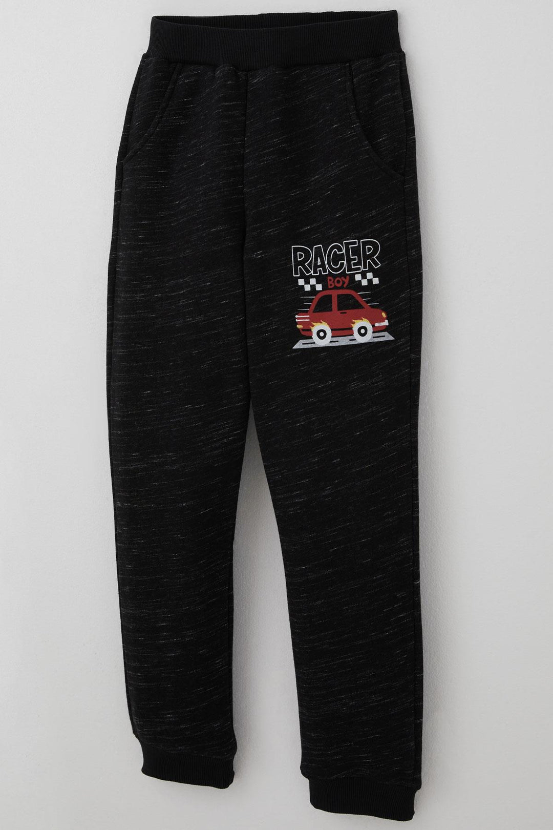 BRE Breeze Boys' Tracksuit Racer Child Back Print Detailed 4-8 Years, Black Melange - Lochau