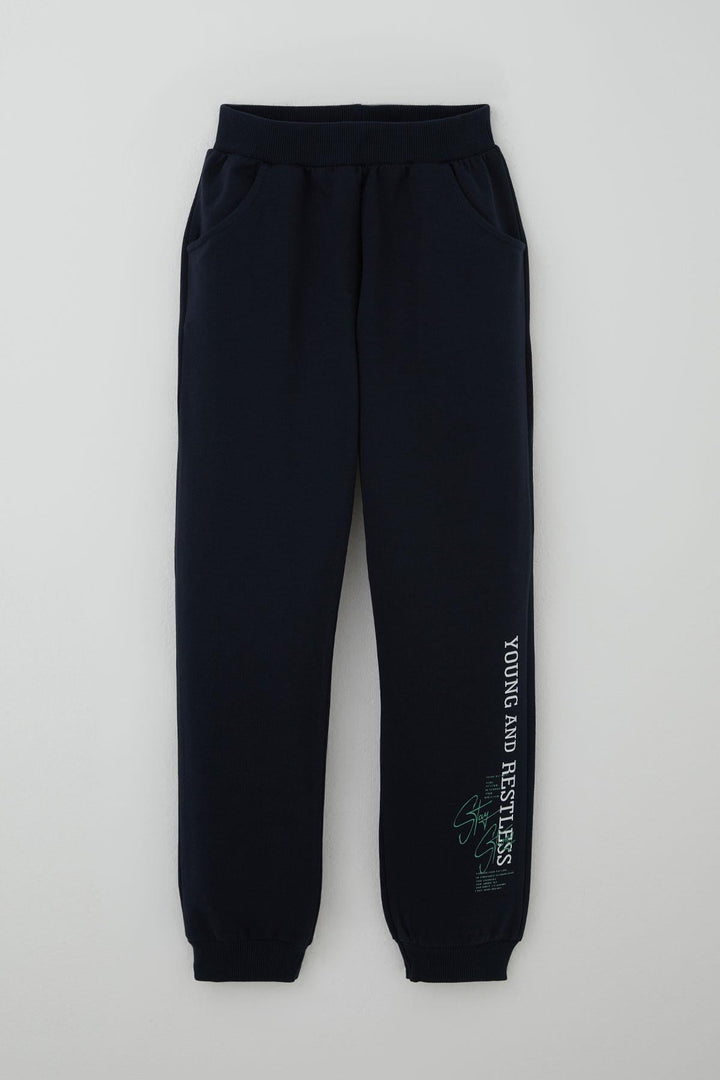 BRE Breeze Boys' Tracksuit with Printed Writing, 4-8 Years, Mint Green - Frosinone