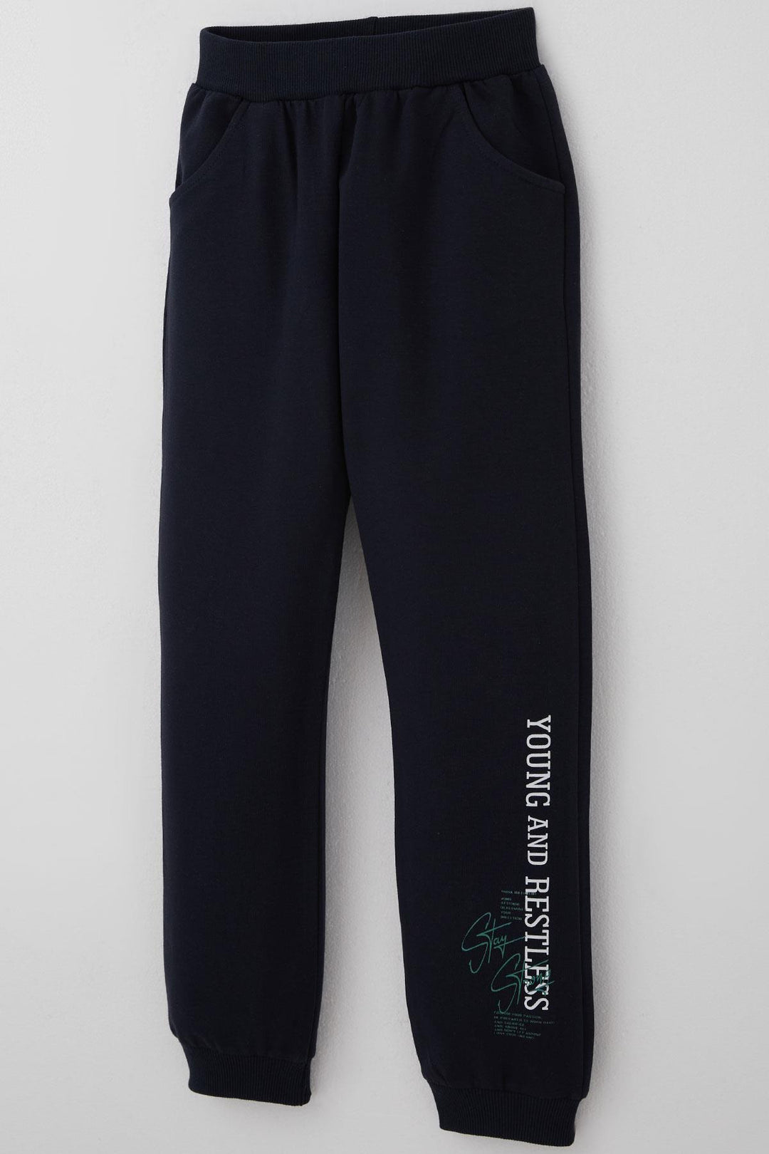 BRE Breeze Boys' Tracksuit with Printed Writing, 4-8 Years, Petrol Green - Matosinhos