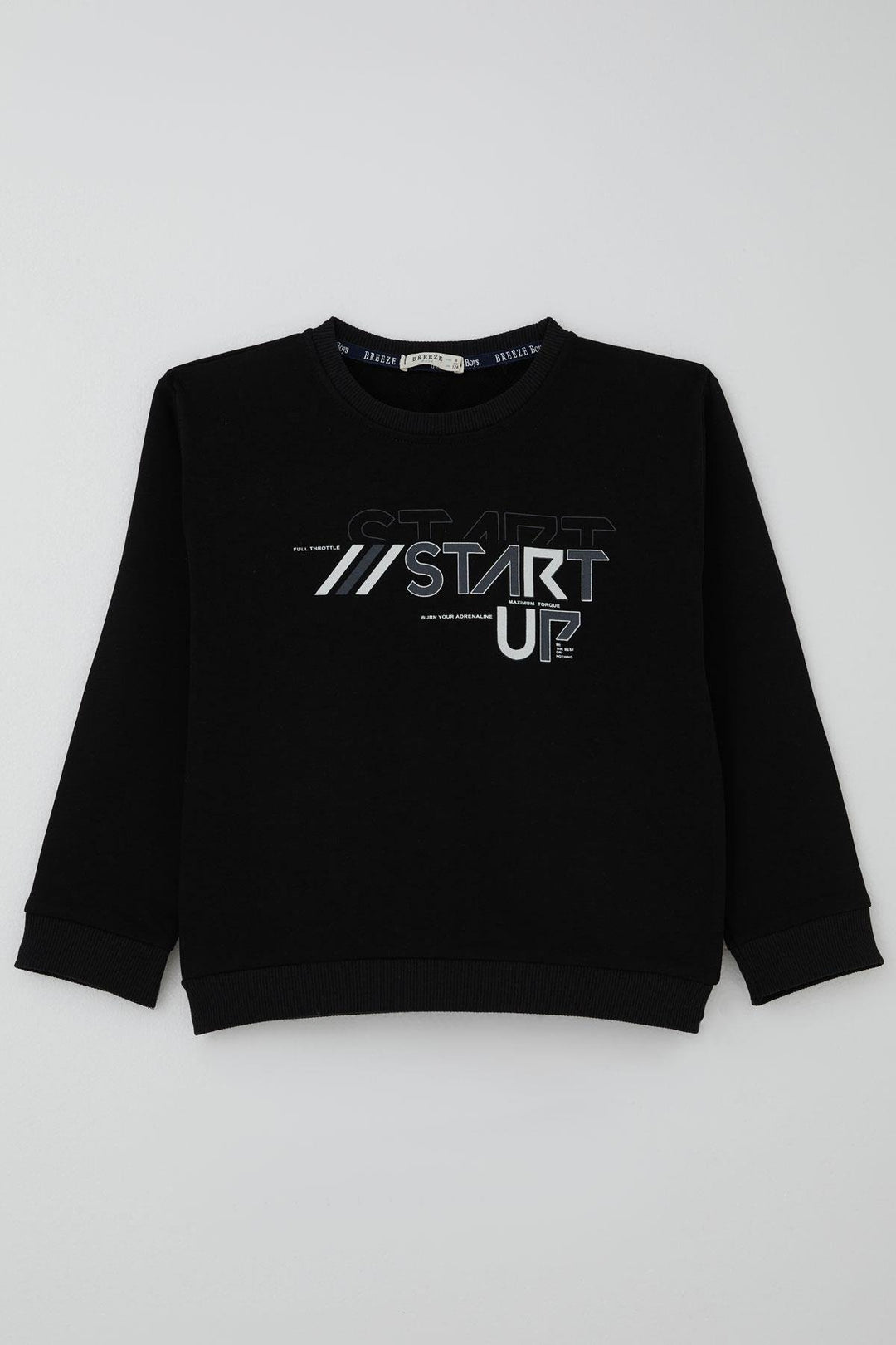 BRE Breeze Boys' Tracksuit Set Printed Pants Piece Detailed 50 Years, Black - Greifswald