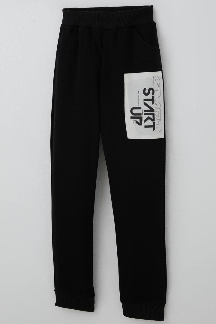 BRE Breeze Boys' Tracksuit Set Printed Pants Piece Detailed 50 Years, Black - Greifswald