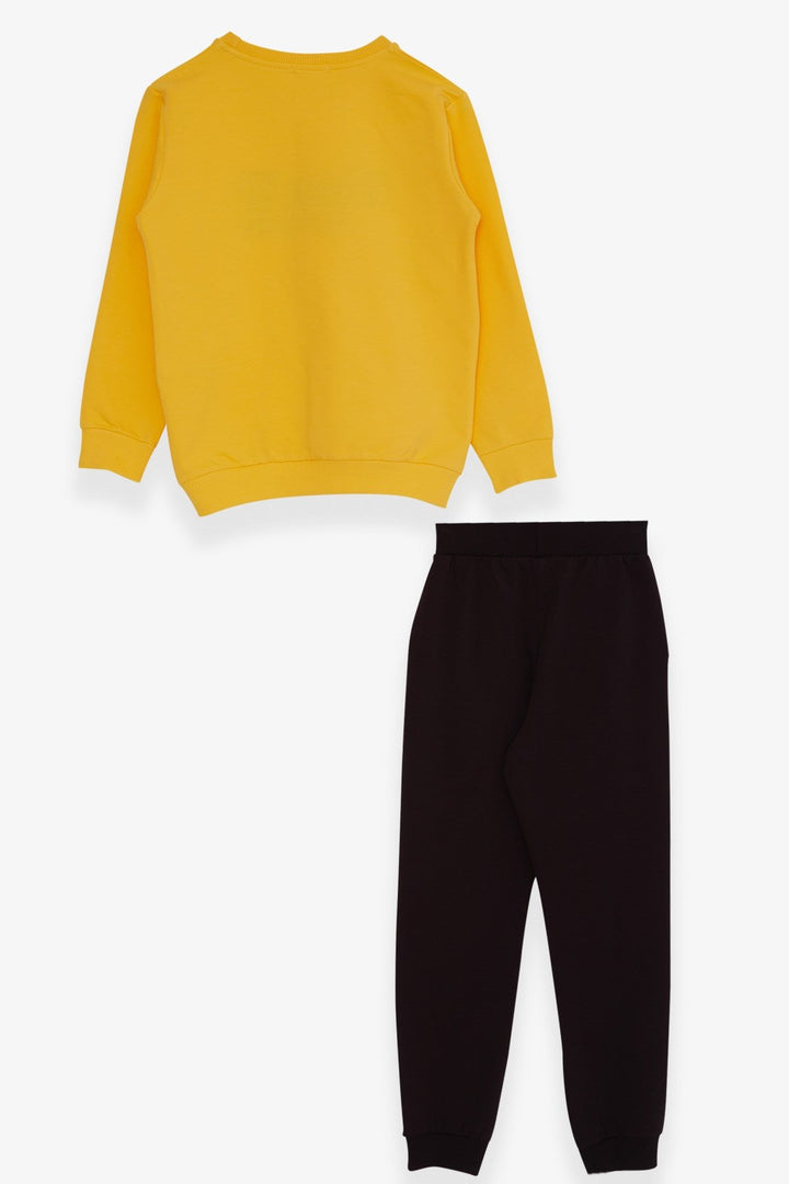 BRE Breeze Boys' Tracksuit with Embroidered Writing, 50 Years, Yellow - Pahrump