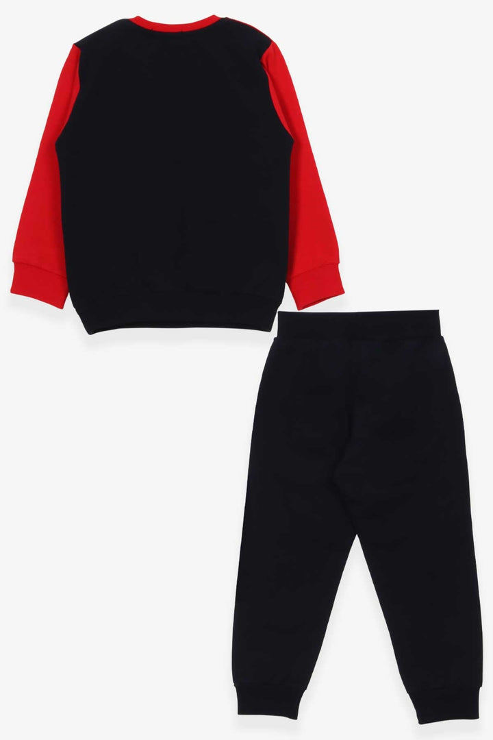 BRE Breeze Boys' Tracksuit with Printed Writing 1.5-5 Years, Red - Delft