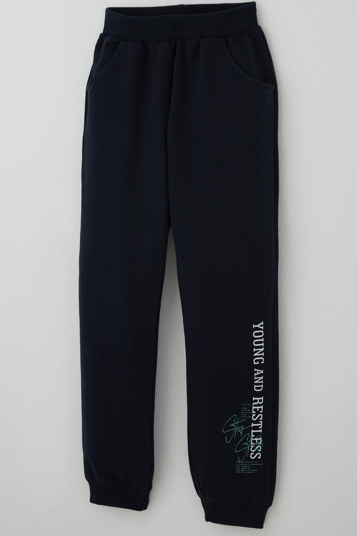 BRE Breeze Boys' Tracksuit with Printed Writing, 4-8 Years, Mint Green - Frosinone