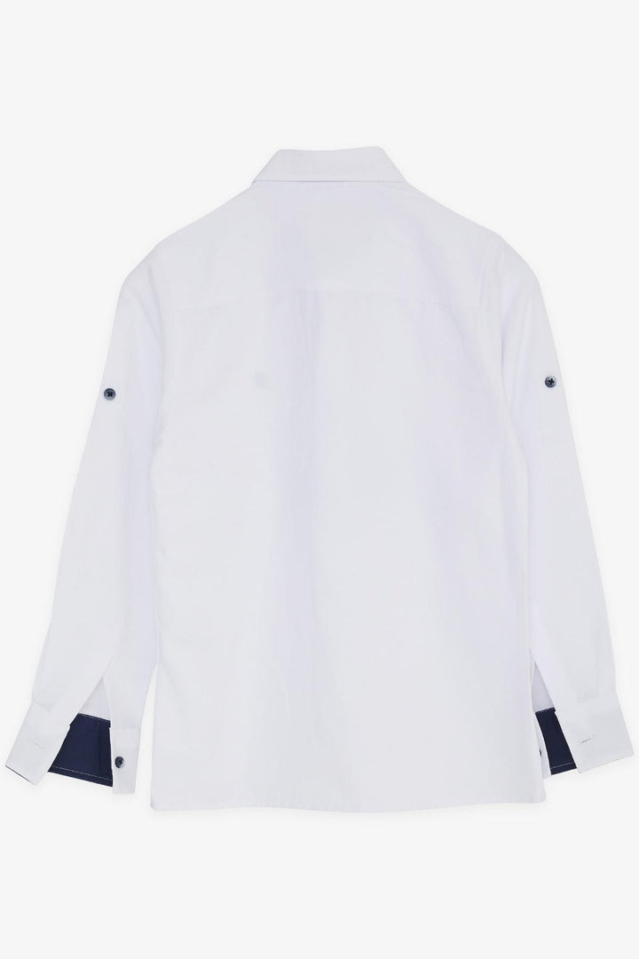 BRE Breeze Boys' Shirt with Bow Tie, 82 Years, White - Coalville