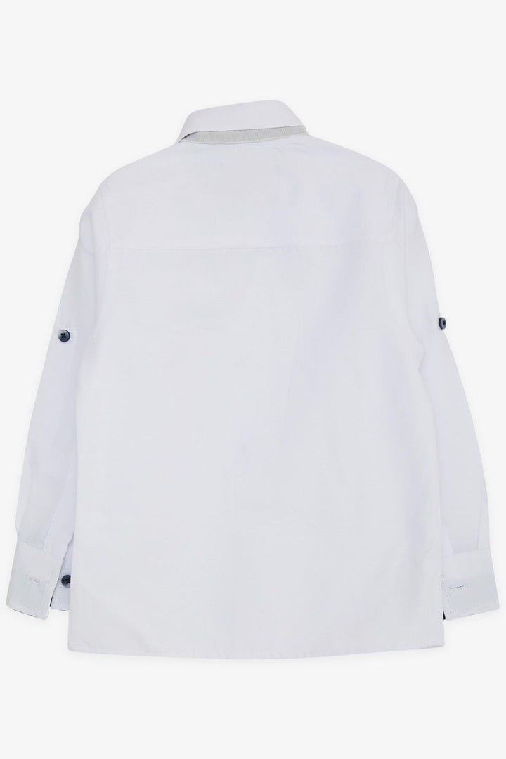 BRE Breeze Boys' Shirt with Bow Tie, 3-7 Years, White - Joué-lés-Tours