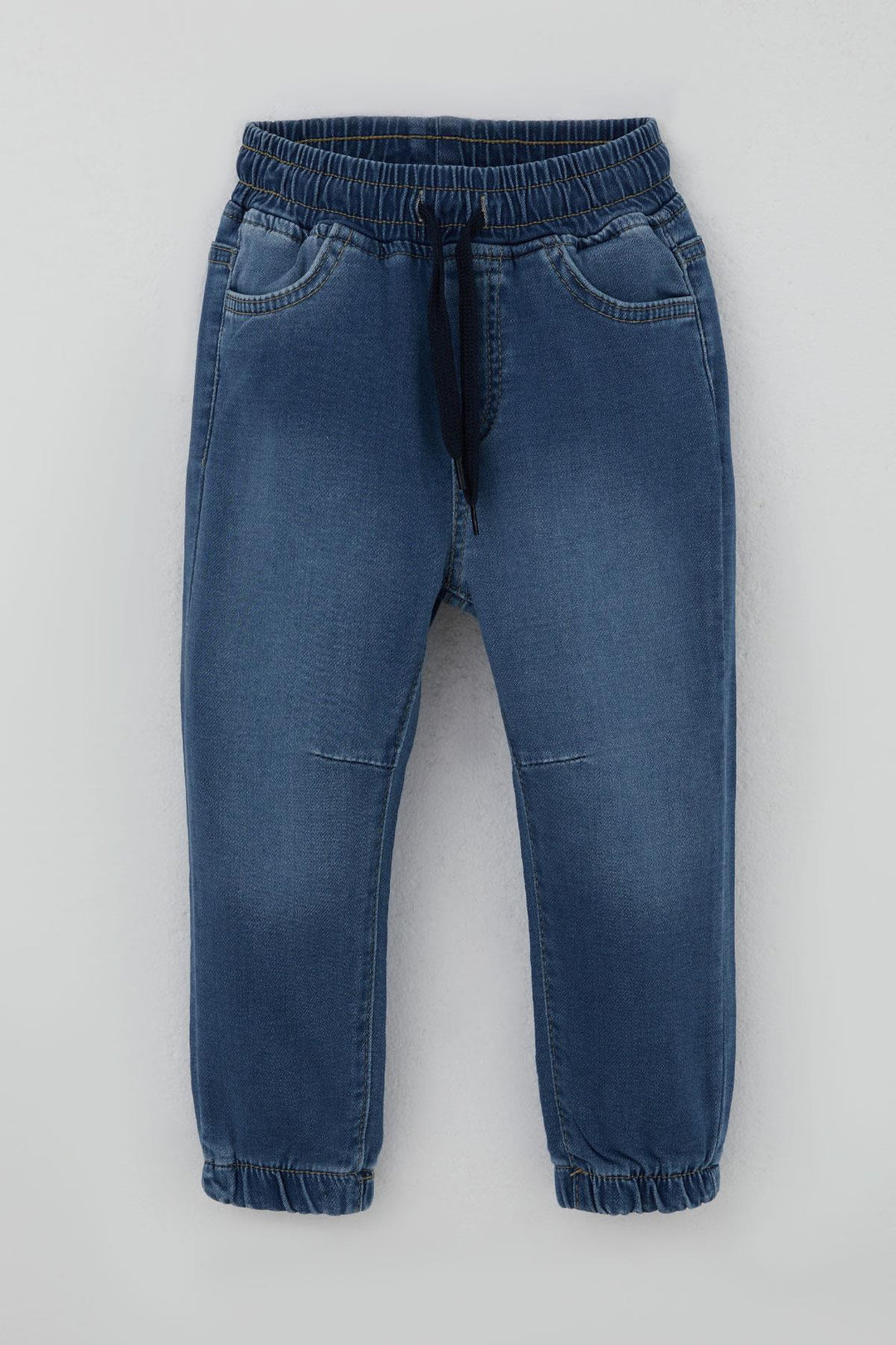 BRE Breeze Boys' Jeans with Elastic Waistband and Drawstring 1.5-5 Years, Blue - Clondalkin