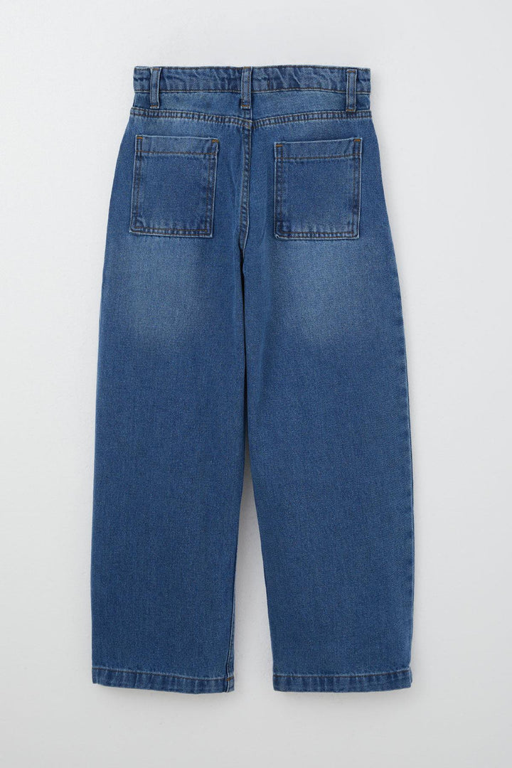 BRE Breeze Boys' Jeans Pants with Pockets and Zipper, 104 Years, Blue - Stouffville