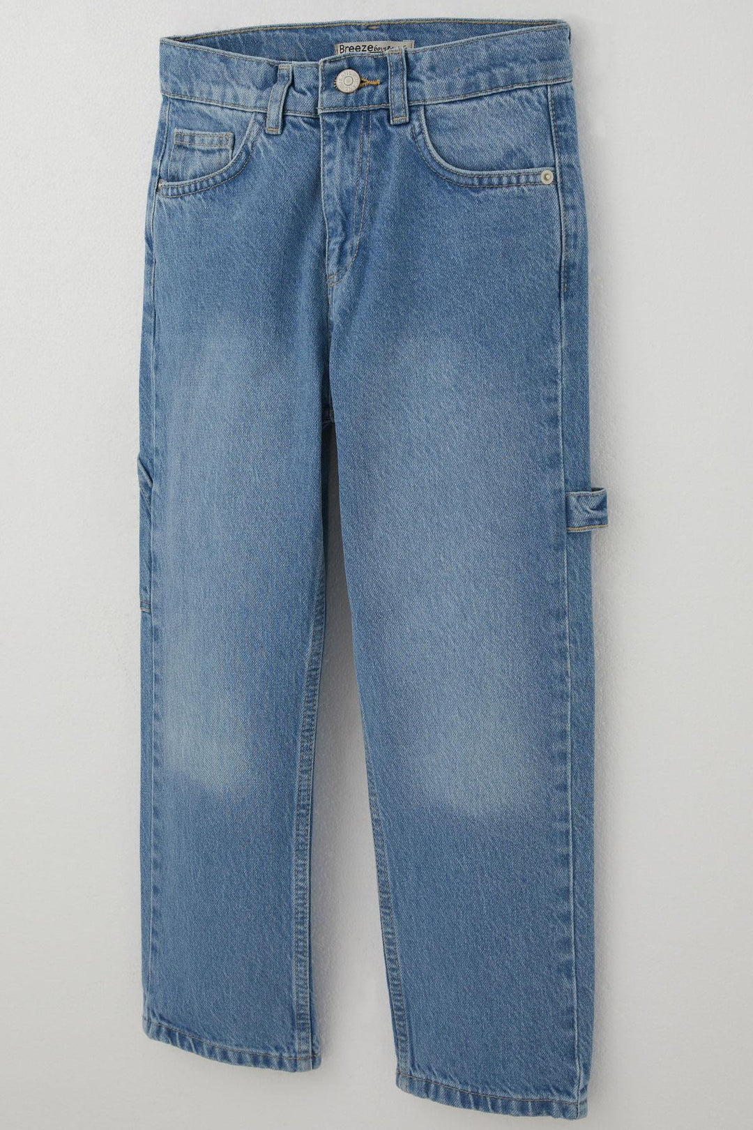 BRE Breeze Boys' Jeans Carpenter Model 5-9 Years, Light Blue - Bisceglie