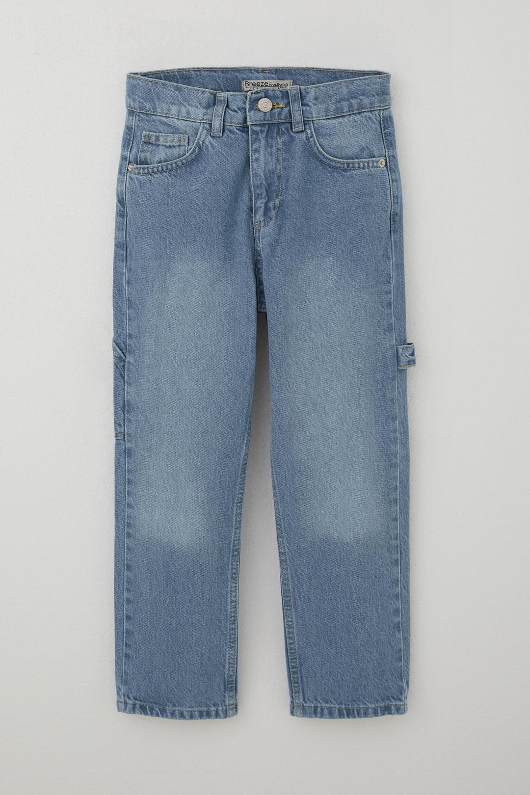 BRE Breeze Boys' Jeans Carpenter Model 5-9 Years, Light Blue - Bisceglie