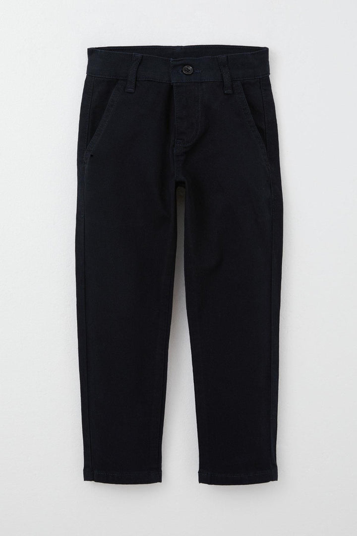 BRE Breeze Boys' Gabardine Basic Pants 3-7 Years, Navy Blue - Hamburg