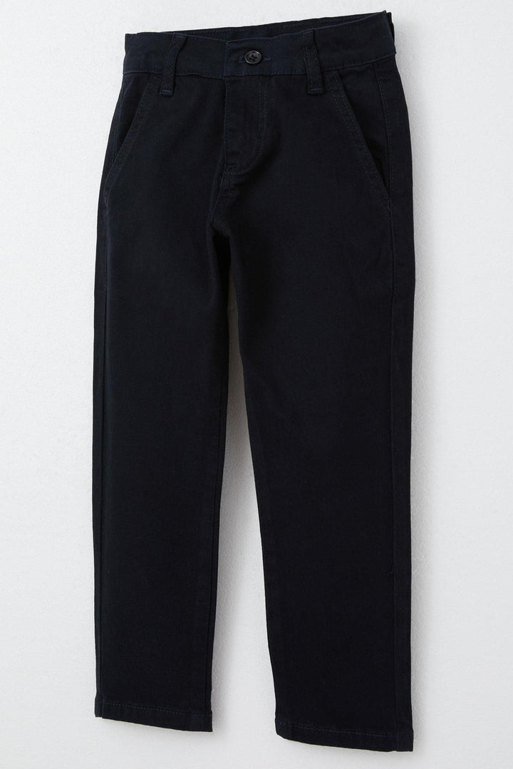 BRE Breeze Boys' Gabardine Basic Pants 3-7 Years, Navy Blue - Hamburg