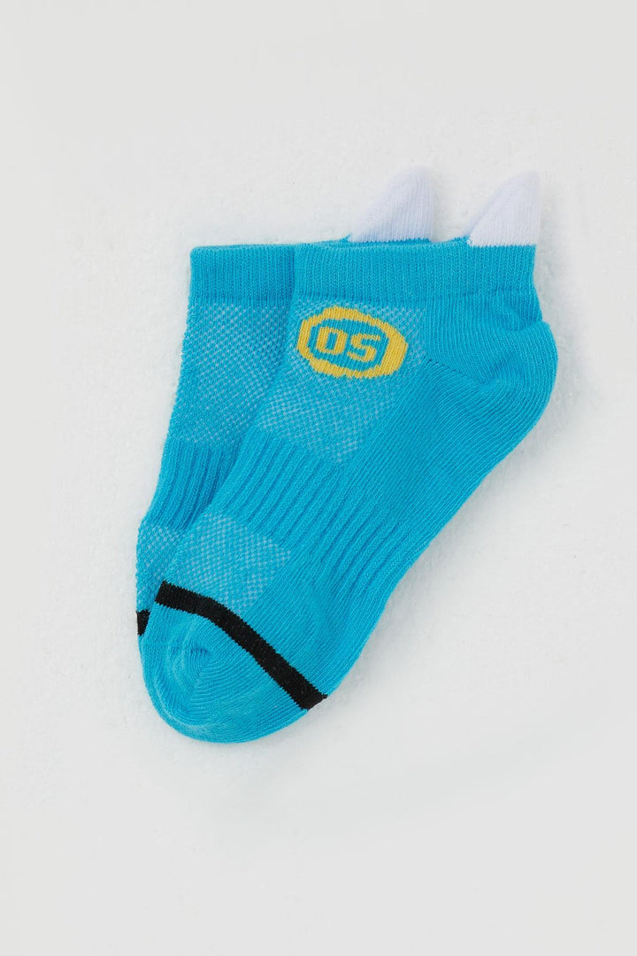 BRE Breeze Boy's Socks with Slipper Print, 54 Years, Blue - Lincoln Park