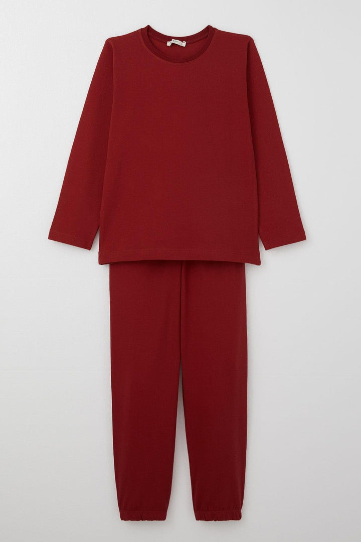 BRE Breeze Boys' Pyjama Set Basic 4-8 Years, Red - Gravesend
