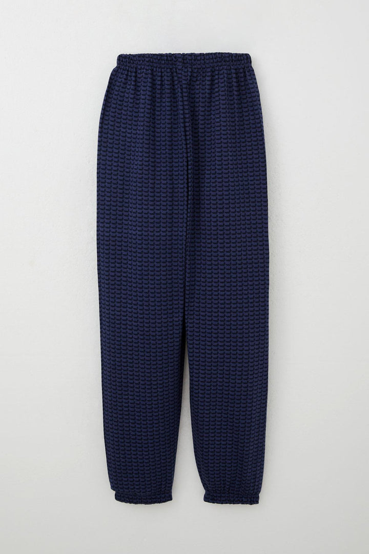 BRE Breeze Boys' Pyjama Set Patterned Elastic Waistband and Cuffs 92 Years, Navy Blue - San Jose