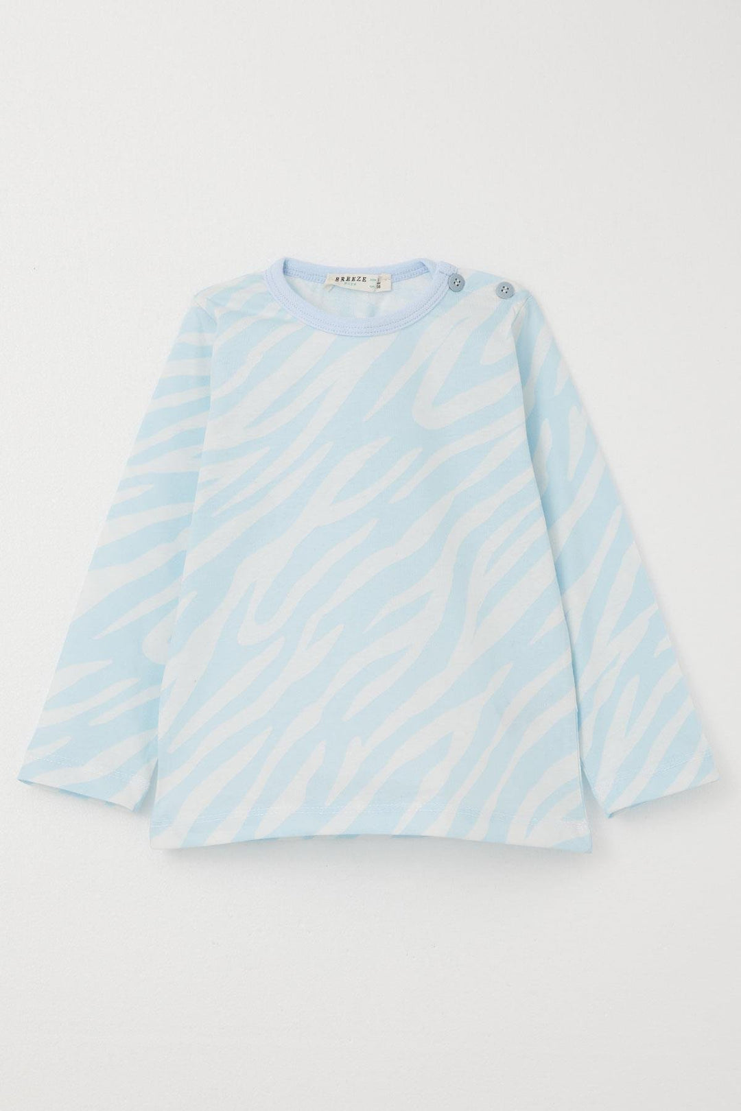 BRE Breeze Boys' Pyjama Set Patterned 1-3 Years, Light Blue - Seixal