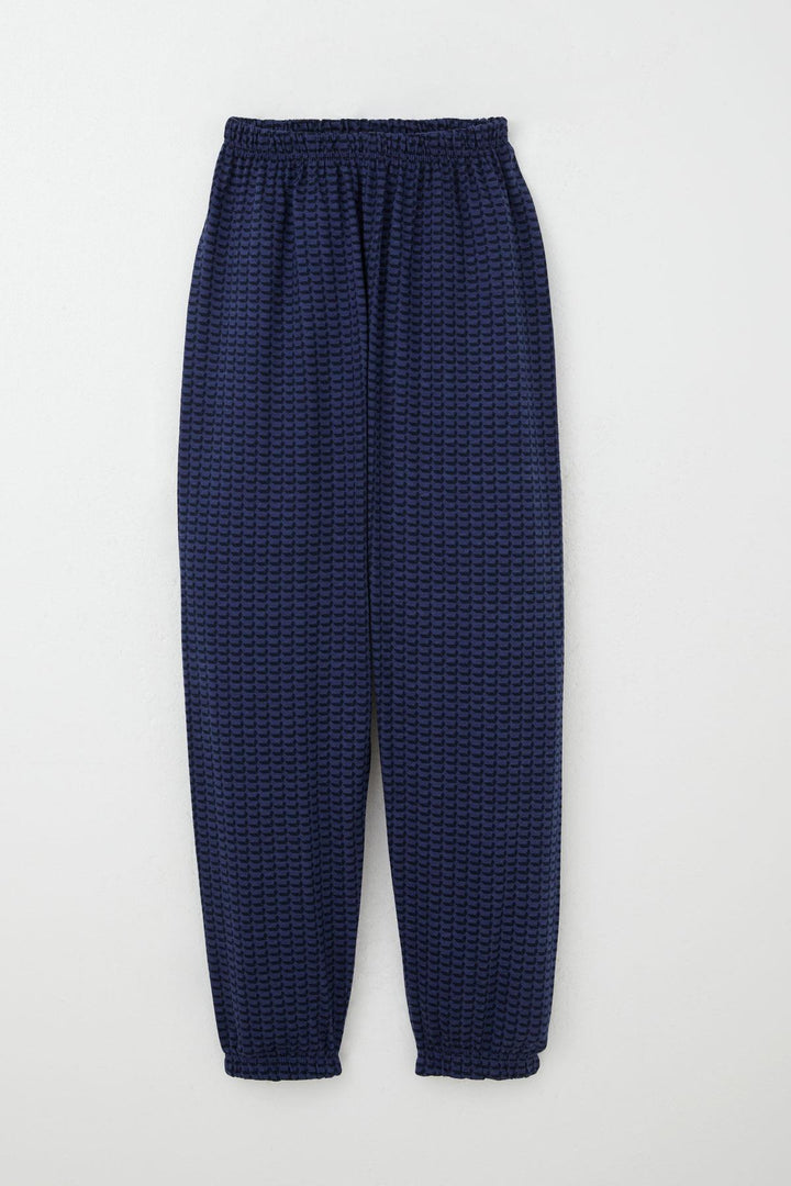 BRE Breeze Boys' Pyjama Set Patterned Elastic Waistband and Cuffs 92 Years, Navy Blue - San Jose