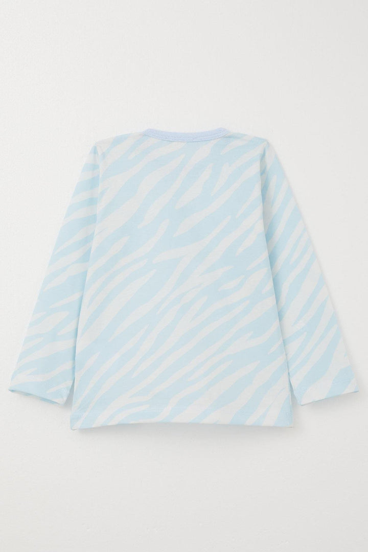 BRE Breeze Boys' Pyjama Set Patterned 1-3 Years, Light Blue - Seixal