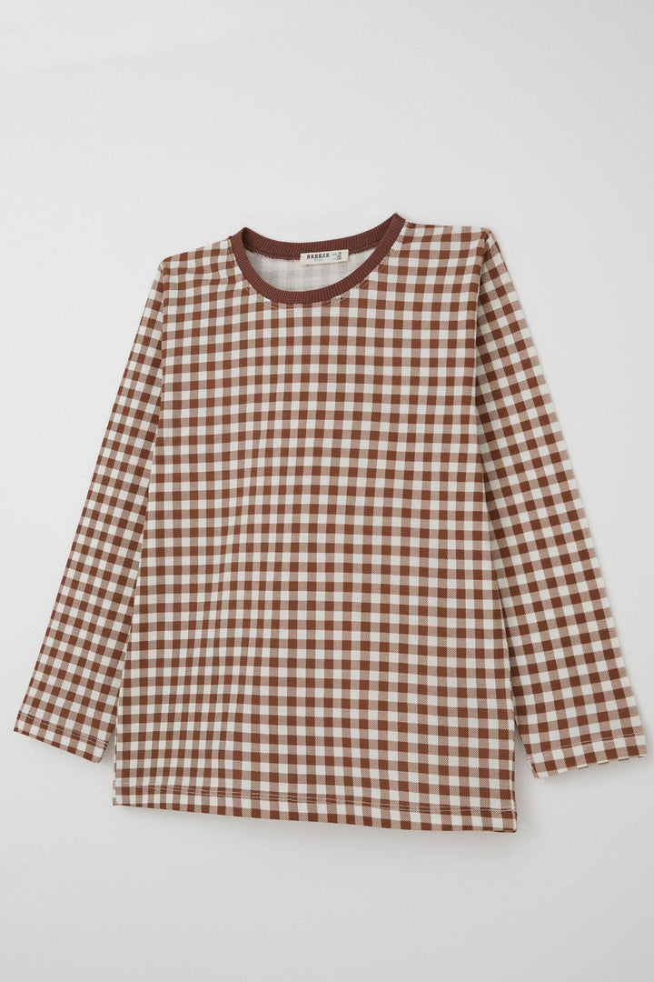 BRE Breeze Erkek Çocuk Pijama Takımı Ekose Desenli 92 Yaş, Karışık Renk - Winter Springs