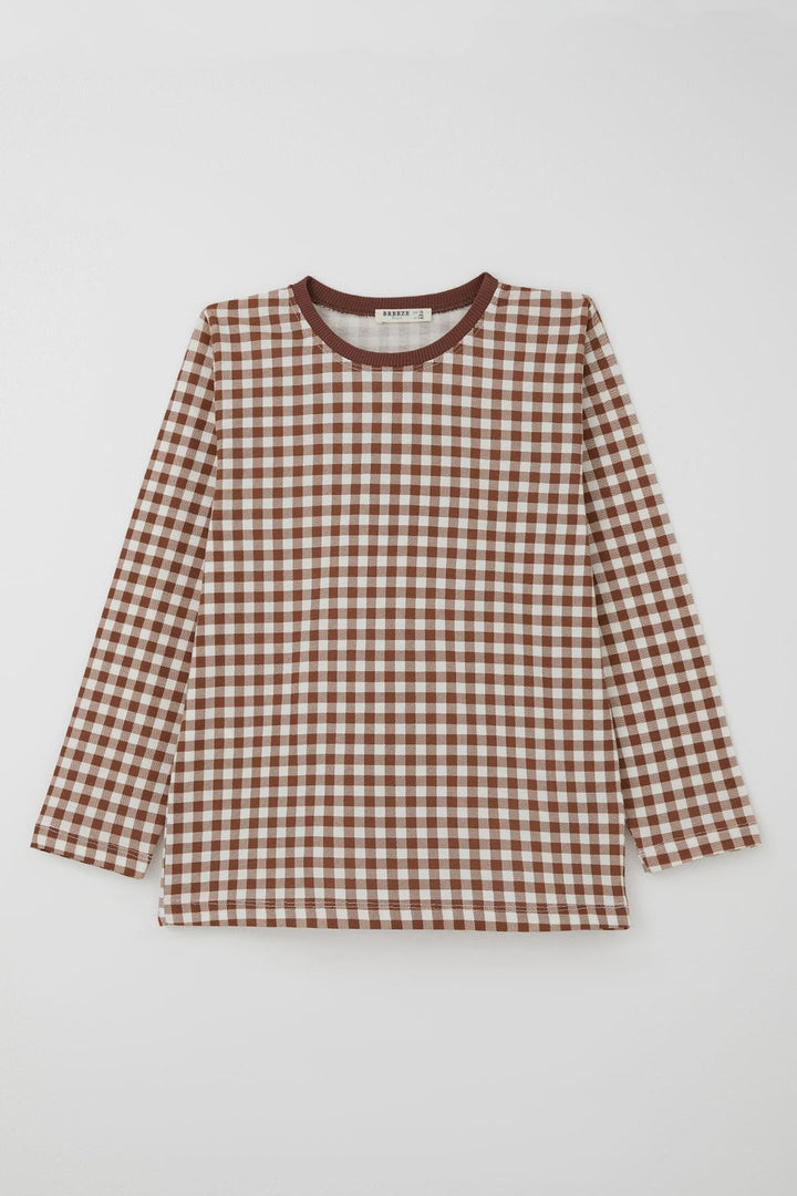 BRE Breeze Erkek Çocuk Pijama Takımı Ekose Desenli 92 Yaş, Karışık Renk - Winter Springs