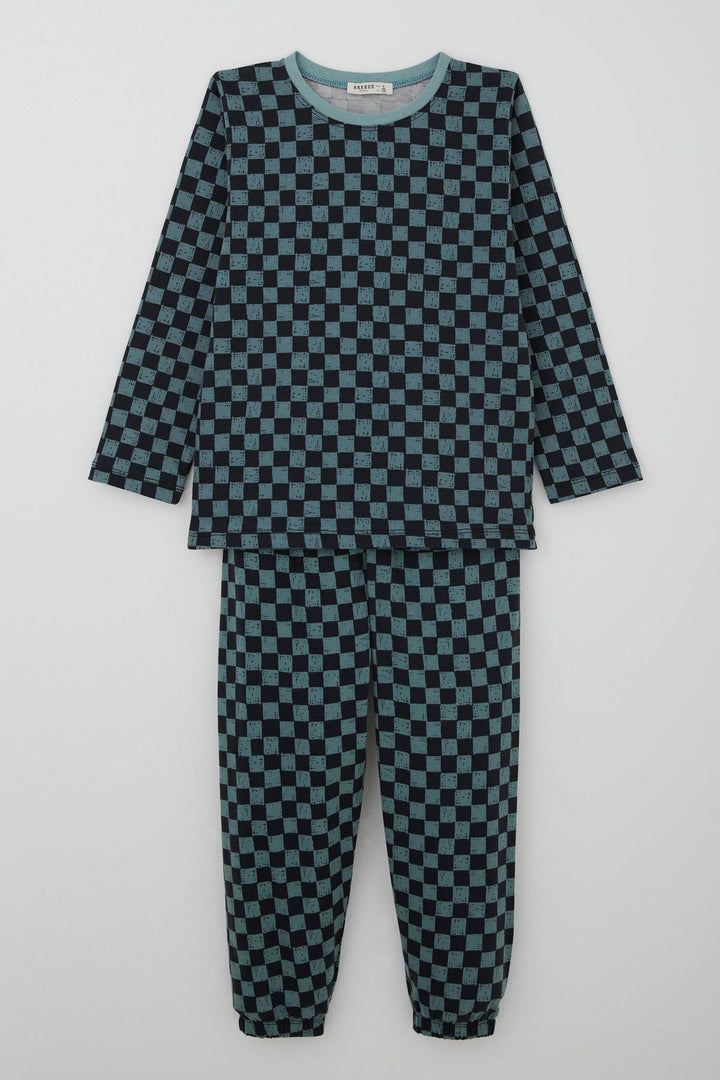 BRE Breeze Boys' Pyjama Set Plaid Patterned 4-8 Years, Mixed Color - Hanau