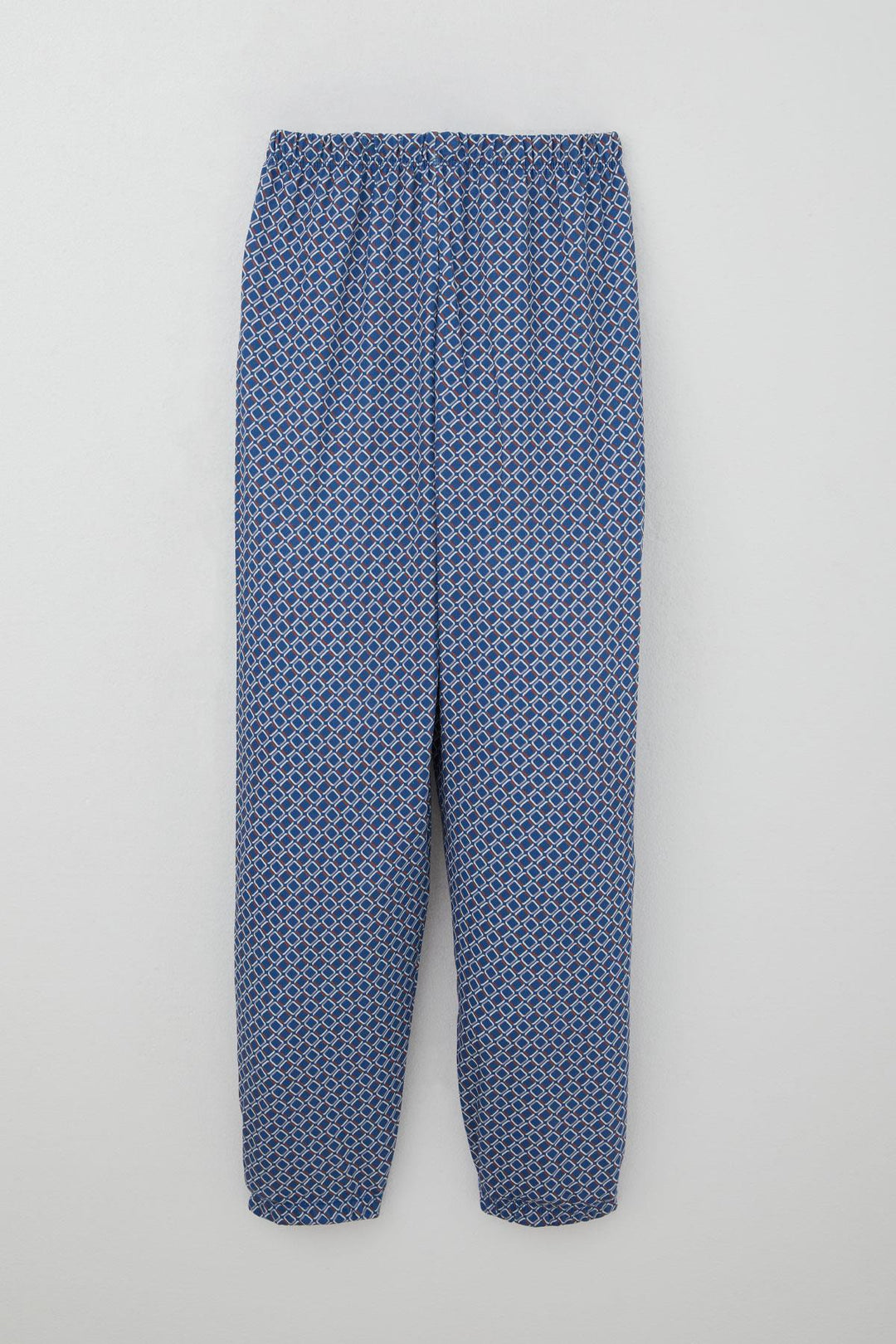 BRE Breeze Erkek Çocuk Pijama Takımı Kare Desenli 92 Yaş, Mavi - Athens