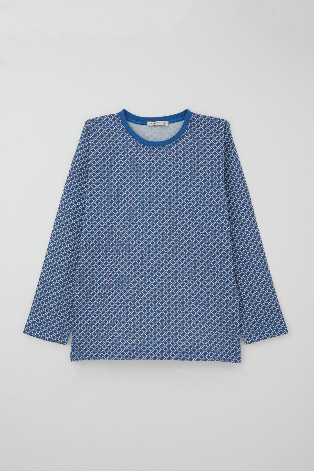 BRE Breeze Boys' Pajama Set Square Patterned 92 Years, Blue - Kakhovka