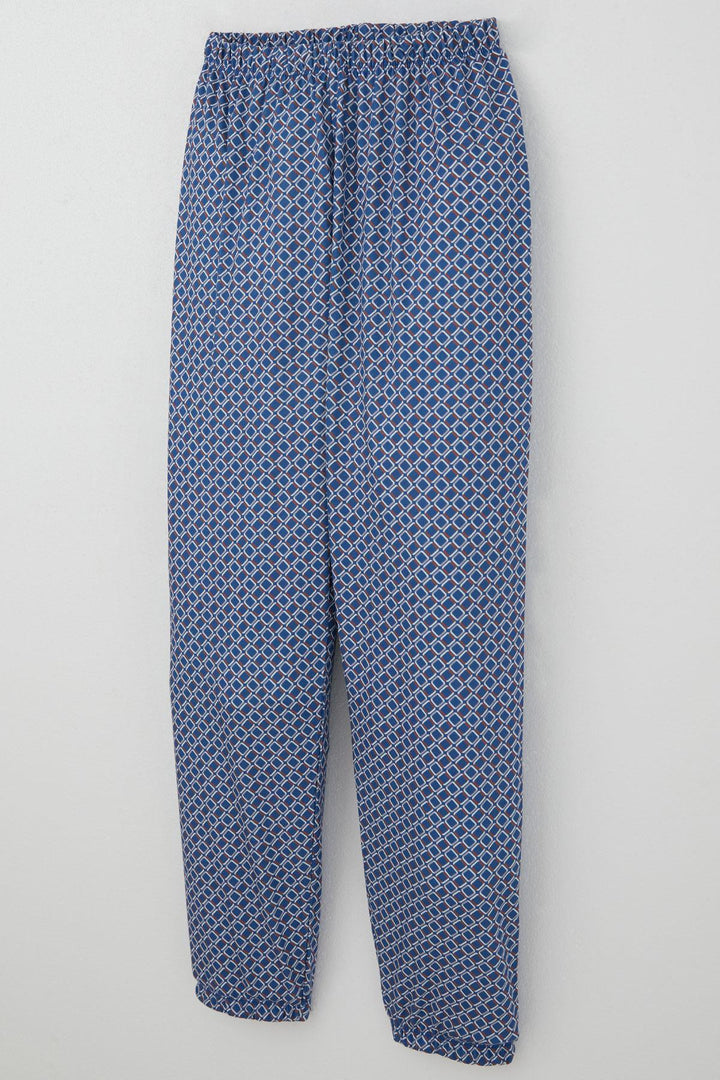 BRE Breeze Erkek Çocuk Pijama Takımı Kare Desenli 92 Yaş, Mavi - Athens