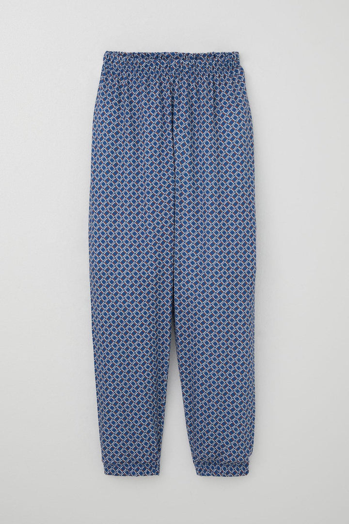 BRE Breeze Boys' Pajama Set Square Patterned 4-8 Years, Blue - Wunstorf