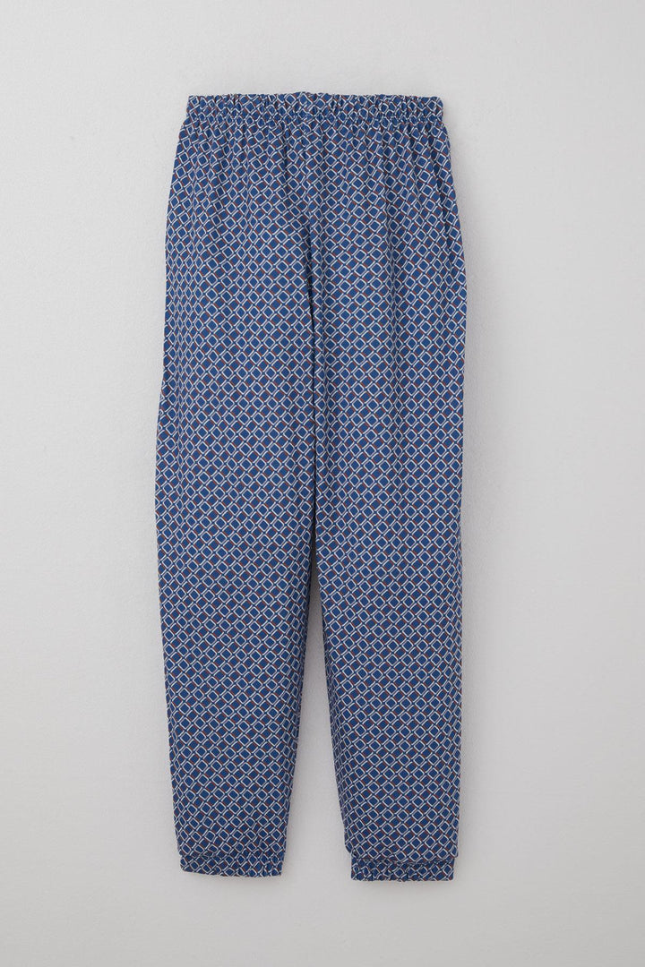 BRE Breeze Boys' Pajama Set Square Patterned 4-8 Years, Blue - Wunstorf