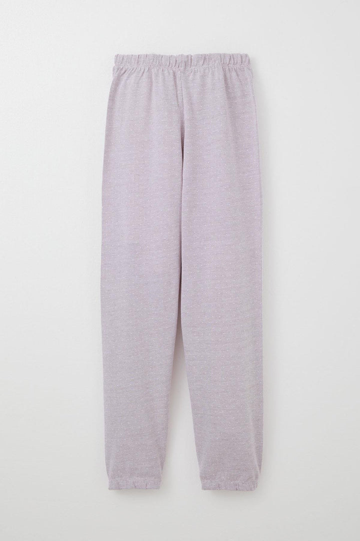 BRE Breeze Boys' Pajama Set with Tiny Polka Dot Pattern, 4-8 Years, Light Lilac - Drobeta-Turnu Severin