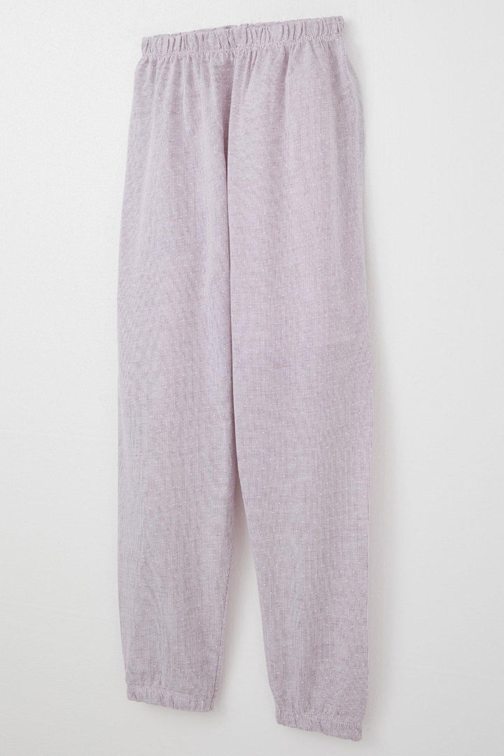 BRE Breeze Boys' Pajama Set with Tiny Polka Dot Pattern, 4-8 Years, Light Lilac - Drobeta-Turnu Severin
