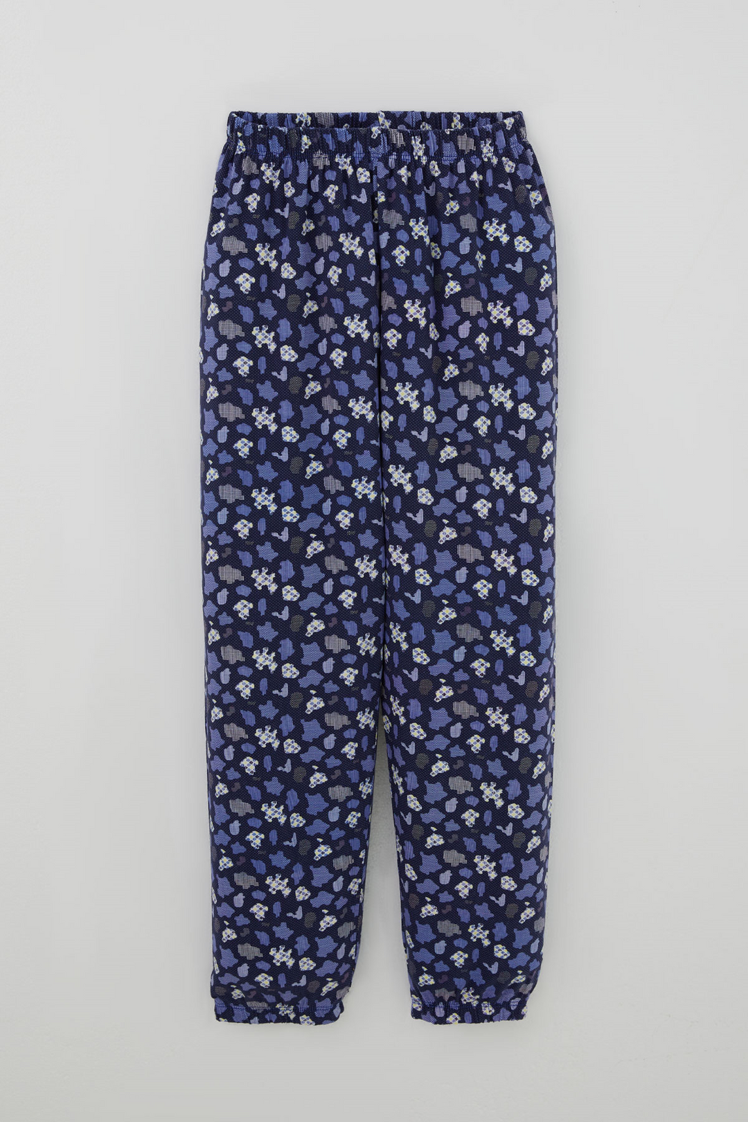 BRE Breeze Erkek Çocuk Pijama Takımı Modern Kare & Kamuflaj Desenli 4-8 Yaş , Morcivert - Kalamariá