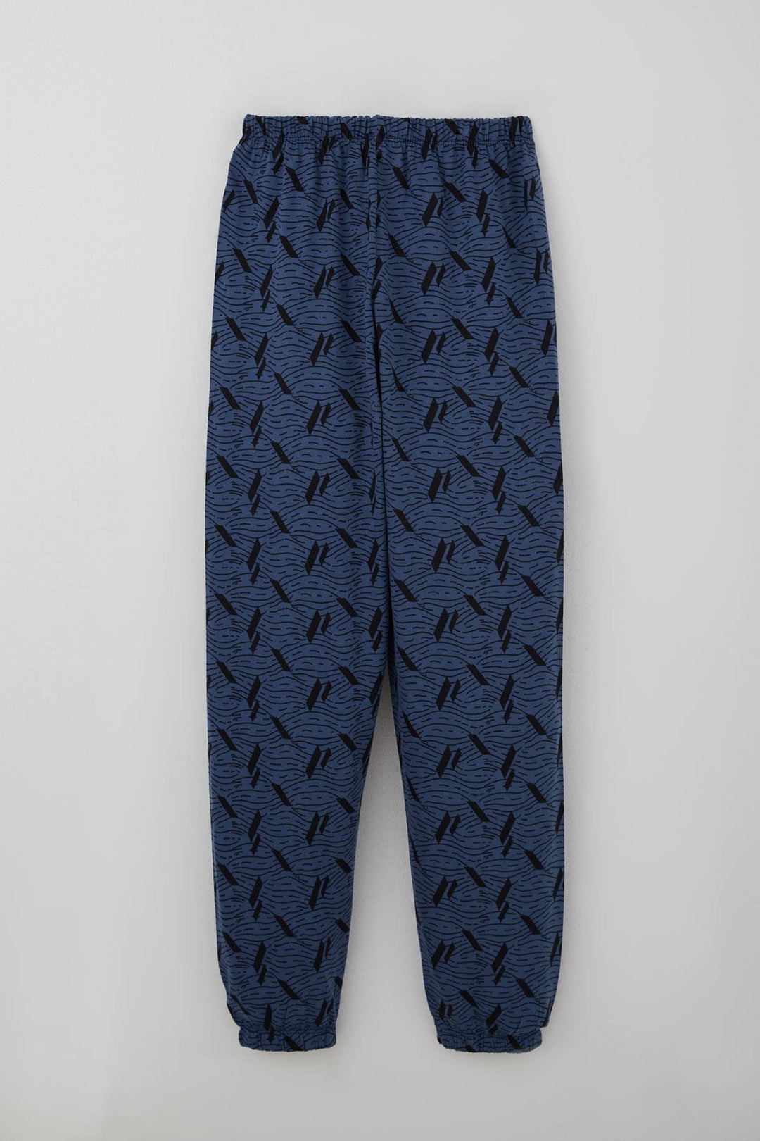 BRE Breeze Erkek Çocuk Pijama Takımı Okyanus Çizgisi Dalga Desenli 92 Yaş, İndigo - Königswinter