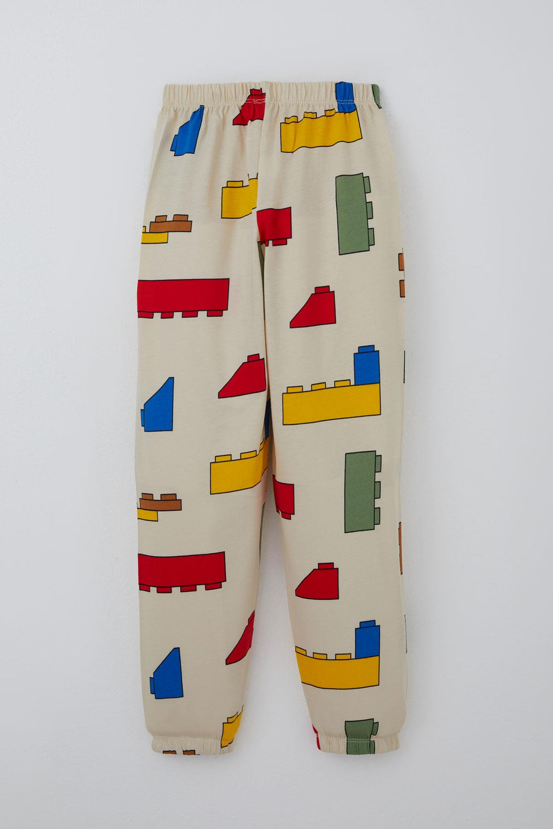 BRE Breeze Boys' Pajama Set Colorful Lego Patterned 4-8 Years, Cream - Grugliasco