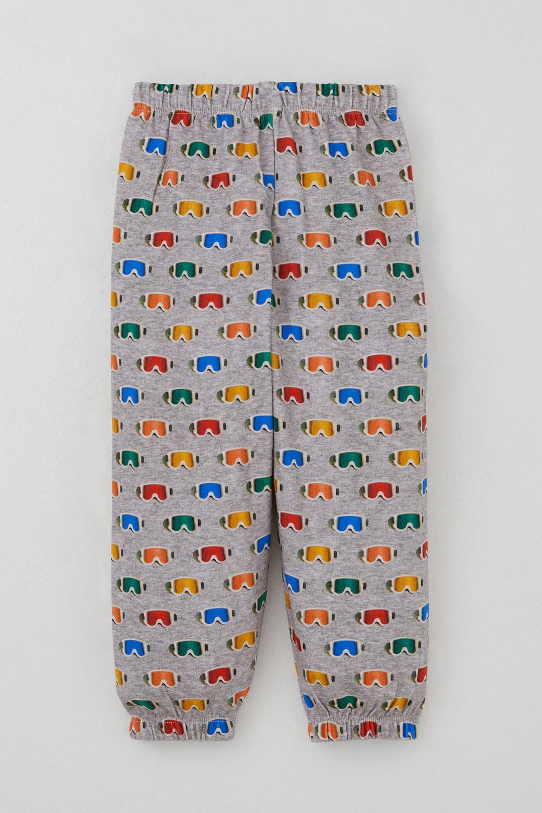 BRE Breeze Boys' Pyjama Set Colorful Skier Goggles Patterned 1-3 Years, Grey Melange - St. Peters