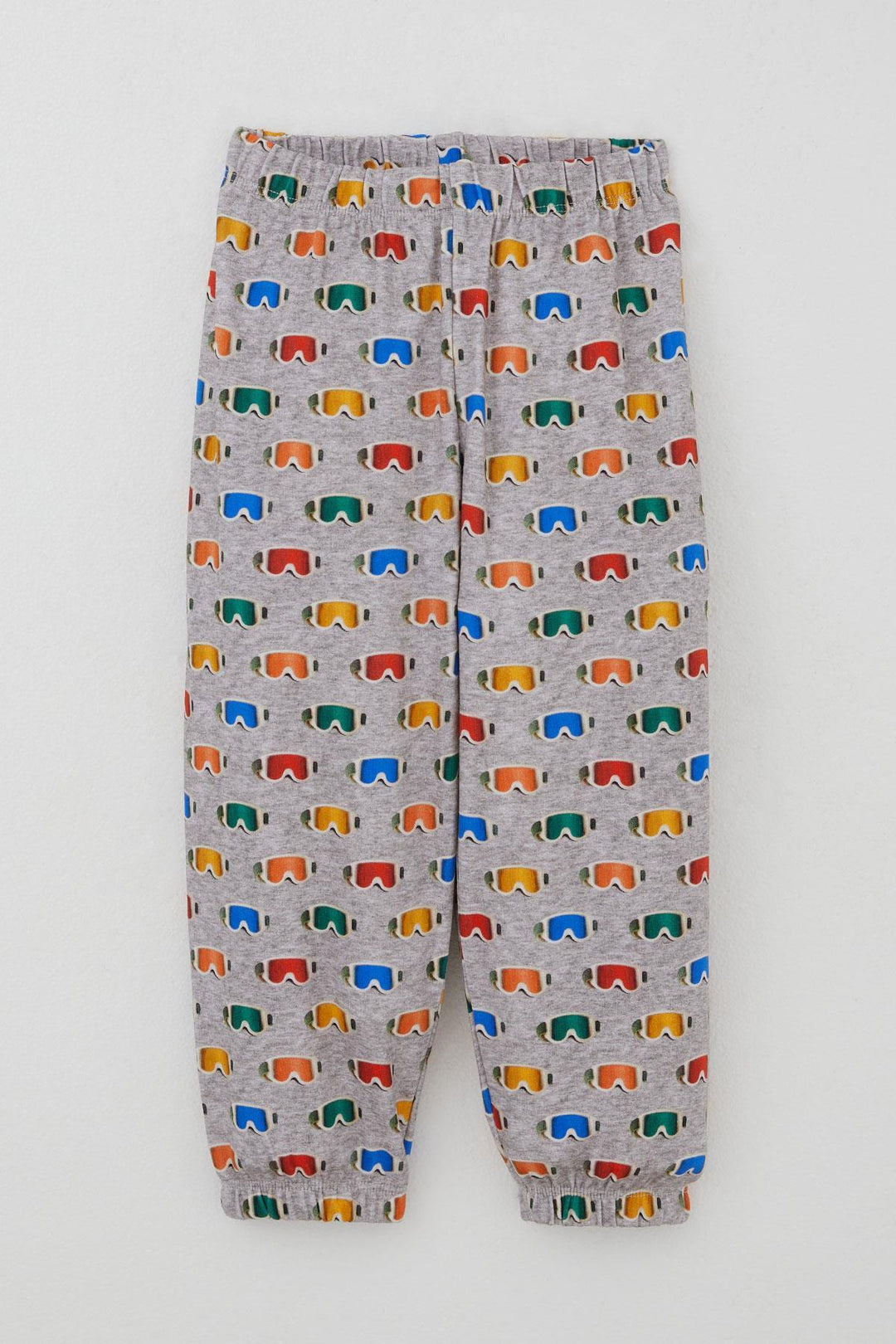 BRE Breeze Erkek Çocuk Pijama Takımı Renkli Kayakçı Gözlüğü Desenli 1-3 Yaş, Gri Melanj - Hoogvliet