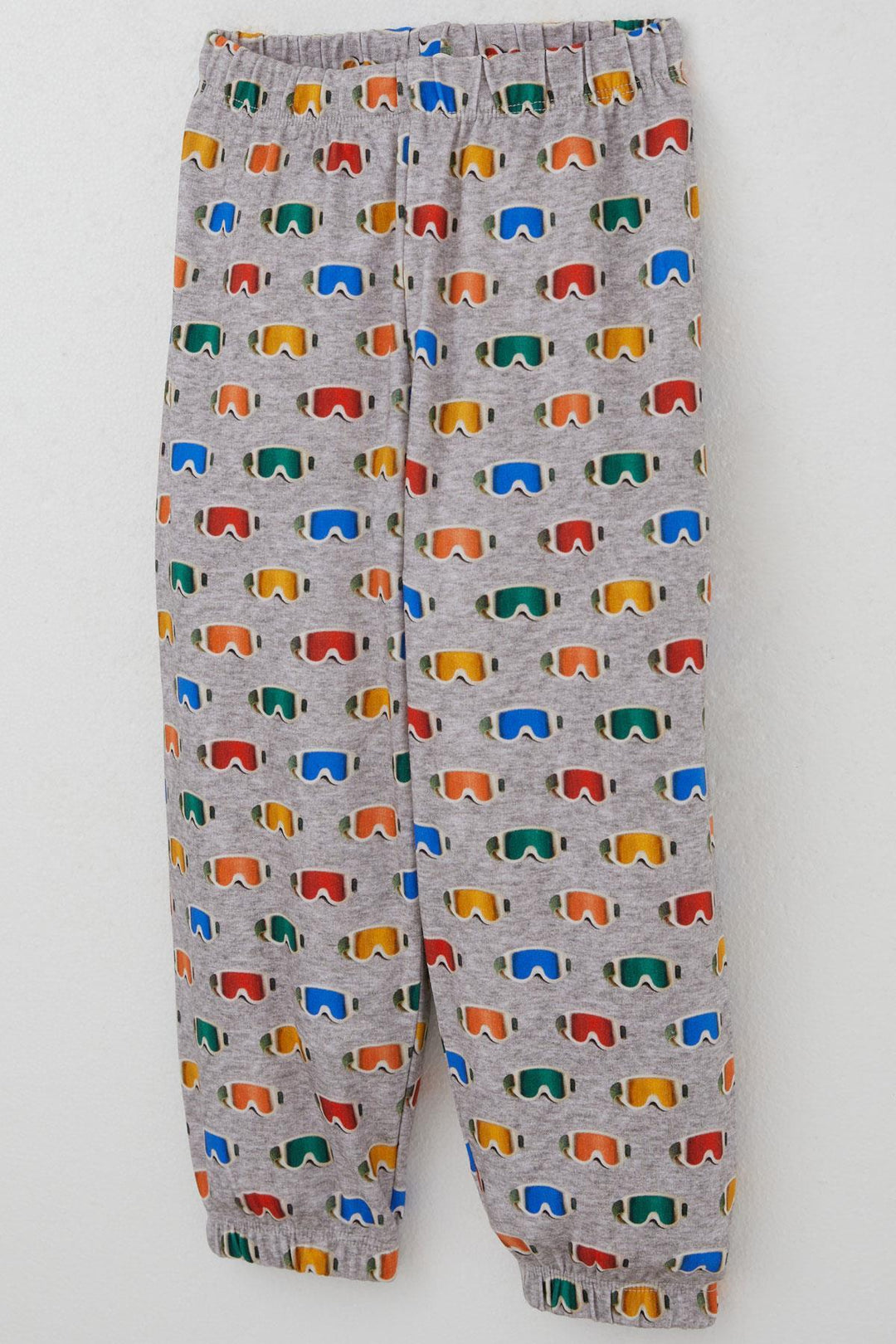 BRE Breeze Erkek Çocuk Pijama Takımı Renkli Kayakçı Gözlüğü Desenli 1-3 Yaş, Gri Melanj - Hoogvliet