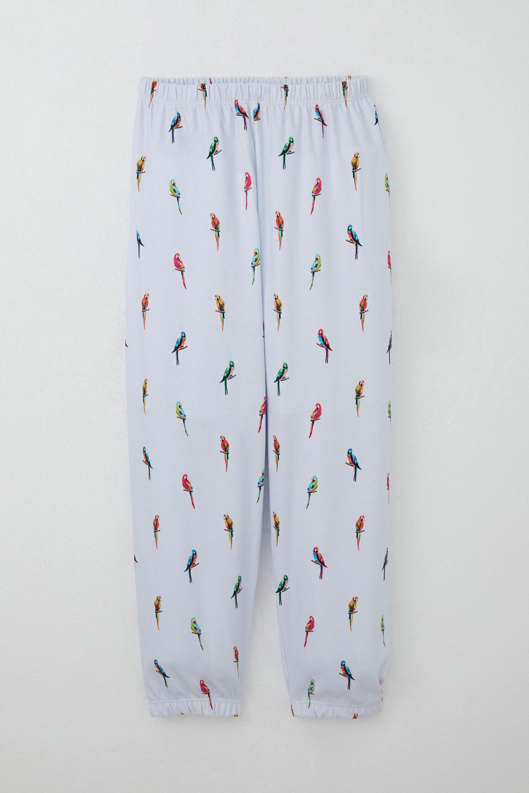 BRE Breeze Boys' Pajama Set Colorful Parrot Patterned 4-8 Years, Ice Blue - Fremont