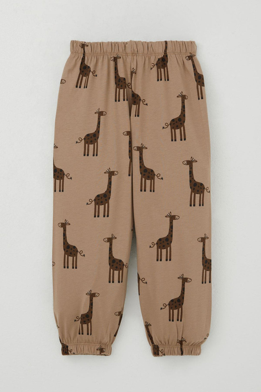 BRE Breeze Boys' Pyjama Set Cute Giraffe Patterned 1-3 Years, Mink - Centennial