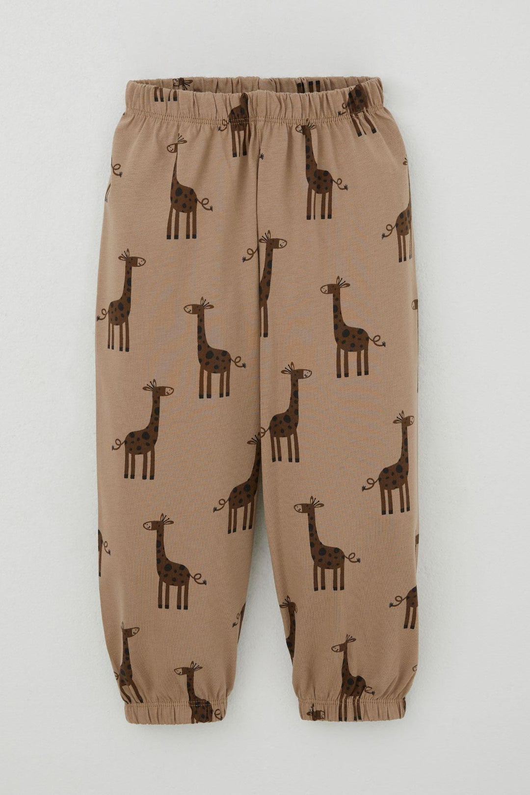 BRE Breeze Boys' Pyjama Set Cute Giraffe Patterned 1-3 Years, Mink - Centennial